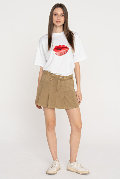 Jack & Jones Women's Mini Length Pleated Skirt - Alexia