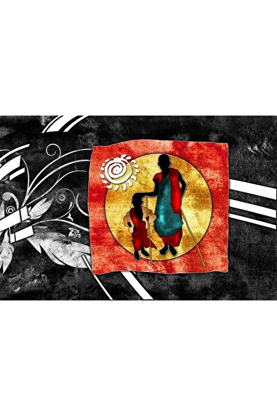 media Tablou canvas Africa retro vintage arta65, 75 x 50 cm