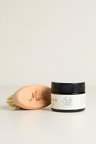 MAR'LE Sarı Kantaron Merhemi & Vegan Tırnak Bakım Fırçası Seti