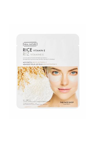 The Face Shop Real Nature Rice & Vitamin E Eye Patches