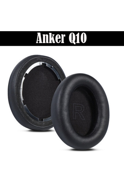 Choice وسائد أذن بروتينية بديلة سوداء اللون لسماعات الرأس Anker Soundcore Lif...