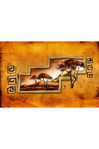 media Tablou canvas Africa retro vintage arta36, 105 x 70 cm