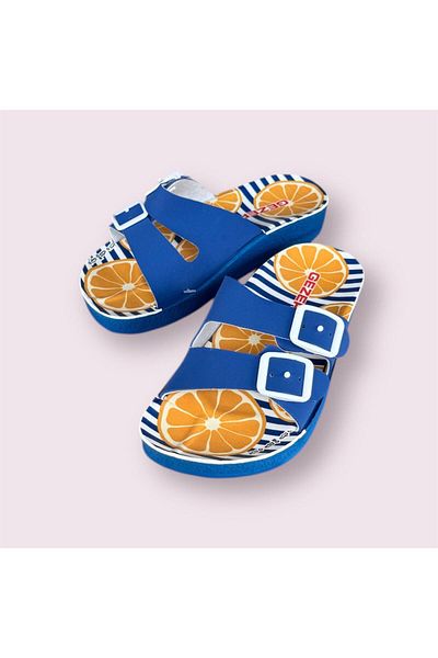 GEZER Boy's Double Buckle Anti-Skid Sole Beach Pool Daily Slippers