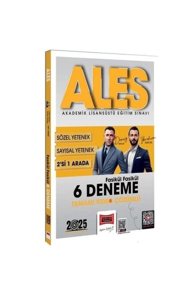 Yargı Yayınları Yargı 2025 Ales 2 Si Bir Arada 6 Deneme Fasikül Çözümlü - Den...