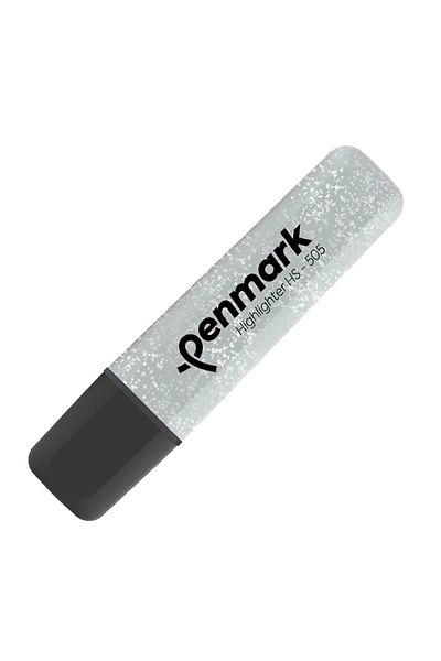 penmark Hs-505-18 Silver Colored Metallic Glitter Highlighter