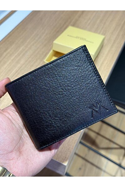 VELSE Genuine Leather Wallet with Card Compartment Vs.Blkt.0376