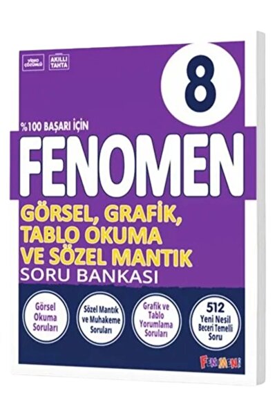 Fenomen Yayıncılık 8. Sınıf Fenomen Görsel Ve Grafik Okuma Soru Bankası