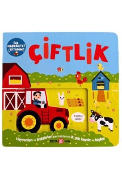 Beta Kids Yayınları İlk Hareketli Kitabım Çiftlik