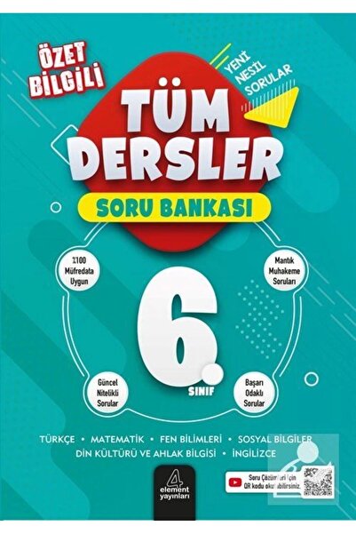 Element Yayınları 6. Sınıf Tüm Dersler Soru Bankası