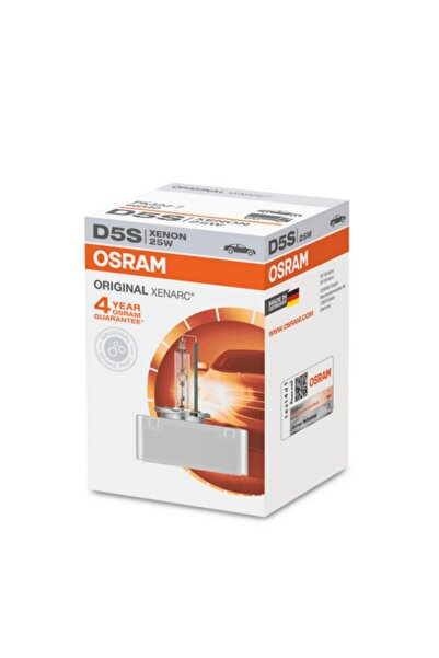 Osram D5S Xenon Far Ampulü 25W 6000 Lümen – Beyaz Işık, Alman Üretimi