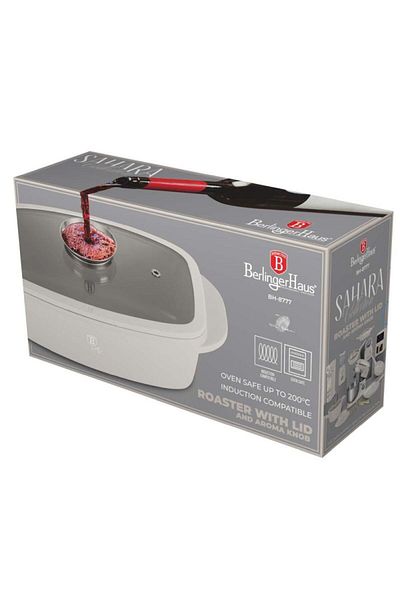 Berlinger Haus Baking Tray Oven Roaster With Aroma Lid 6 L Sahara Collection