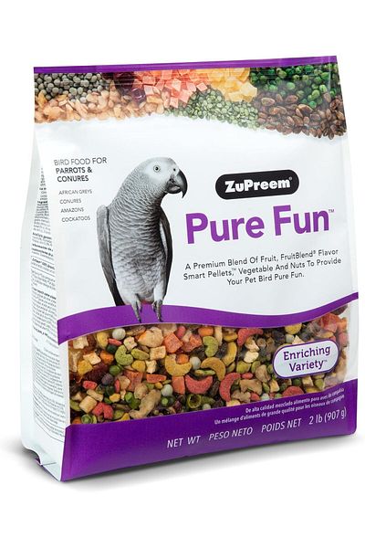 Zupreem Pure Fun Parrots & Conures 2 Lb