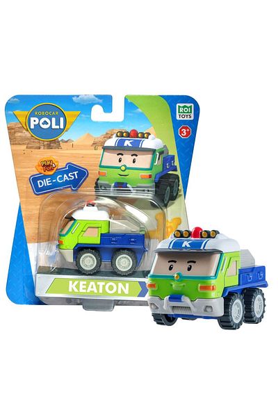 Robocar Poli Roı Toys Metal Vehicle Character Figures - Keaton 83418