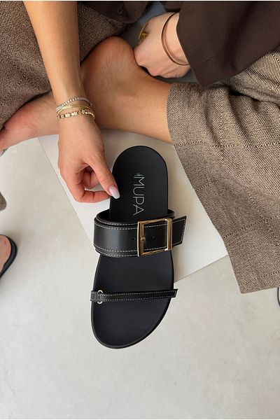 Mupa Shoes Women's Slippers BLACK