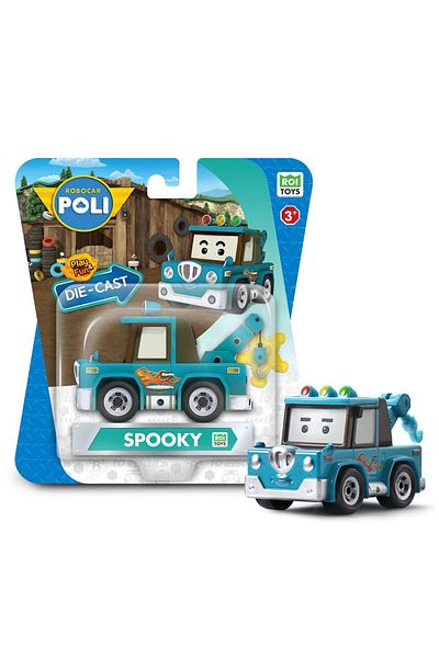 Robocar Poli Roı Toys Metal Vehicle Character Figures - Spooky 83166