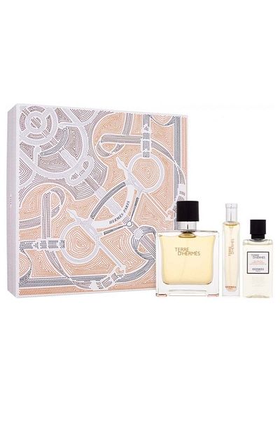 Hermes Hermes Terre D'Hermés Gift Set Eau de Parfum 75 ml + Shower Gel, 40 ml + Eau de Parfum, 15 ml