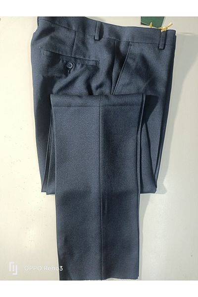 LAMPART Regular Polyviscose Fabric Trousers