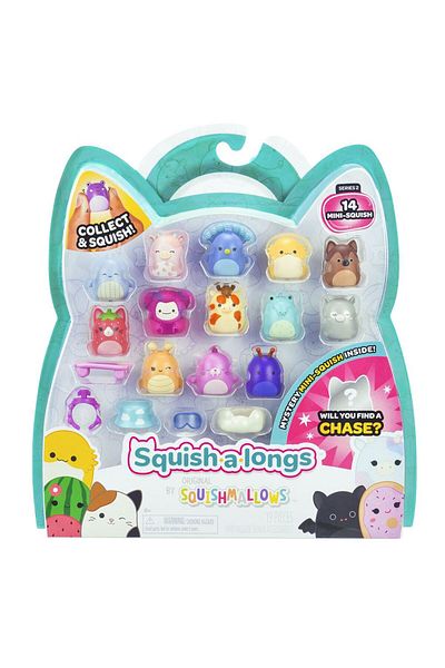 Squishmallows Squish-A-Longs 14 Figure Ring Set Series 2 Al0066