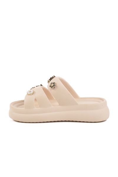 AYK'S Ecru Lightweight Women's Slippers 510 Z