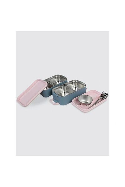 Uzspace Vgn-8023-8049 Stainless Steel Food Container - Lunch Box 1200 ml Gray