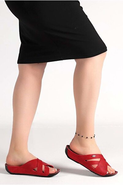 KOCAMANLAR Aryan 54-456 Women's Orthopedic Slippers RED