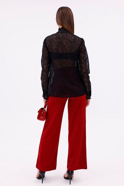 Loom Boutique Magnificent Collar Transparent Shirt