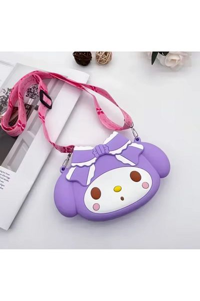 synshop My Melody Melody Rabbit Eared Sanrio Geanta din silicon Portofel Femei Adolescenta Fata Copil Bebelus