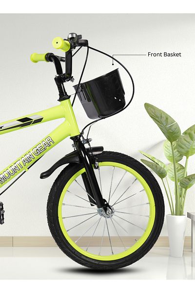MG 12 Inch Bicycle For 2-4 Years Old Kids, Steel Frame, Adjustable Seat, Smooth Ride, Safe & Stable-Y