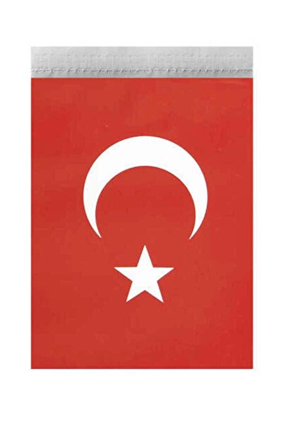 Buket Vatan 809-810 Büyük Ipli Bayrak (40 Lı ) 11-20 cm