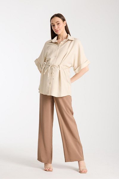 Işşıl Işşil Y0024-Bat Sleeve Maternity Clothing Tunic-Jacket