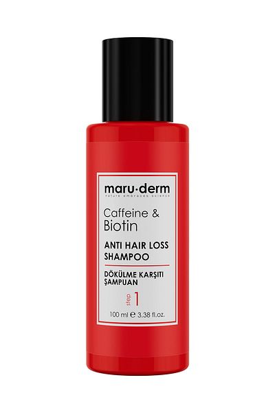 Maru.Derm Travel Size - Maruderm Anti-Hair Loss Sulfate-Free Shampoo 100 ml |   Sulfate Free, Salt Free, Vegan