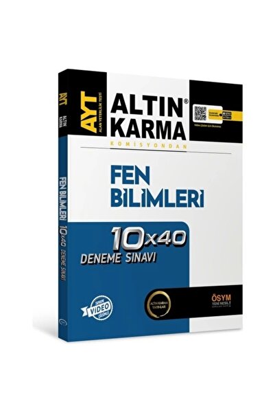 Altın Karma Yayınları ALTIN KARMA TYT FEN BİLİMLERİ 10X40 BRANŞ DENEME