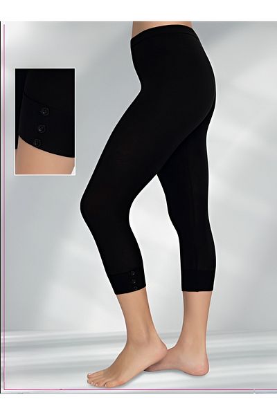 Altınay Women's Buttoned Leggings - 90% Cotton (Lilitime)