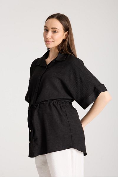 Işşıl Işşil Y0024-Bat Sleeve Maternity Clothing Tunic-Jacket