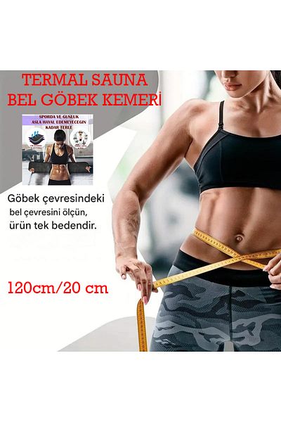 Sh Mağazacılık Unisex Θερμικός Κορσές Μέσης 100% Ζώνη ιδρώτα σάουνας Αποτελεσματική μαύρη ζώνη μέσης στην περιοχή της μέσης και της κοιλιάς