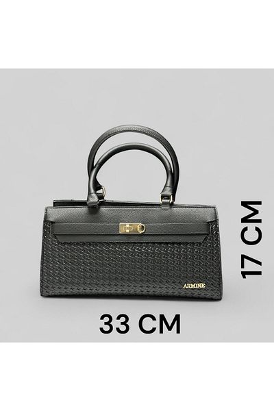 Armine Hand and Arm Bag Shoulder Bag with Card Holder and Bracelet Gift Vs.Blkt.0387
