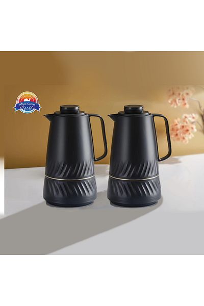 DVINA Royal Camel 2-Piece Tea and Coffee Thermos Set 1L + 1L