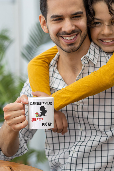 qoeuyl boutique Heroes Are Born This Month Printed Birthday Father's Day Frie...