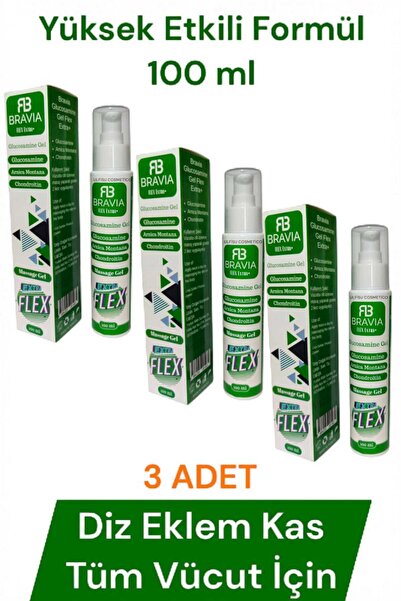 ULFİSU COSMETİCO جل إكسترا فليكس 100 مل 3 قطع