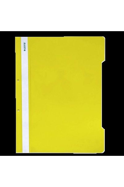Leitz Yellow Plastic Ring Binder - L-4189, Pack of 50