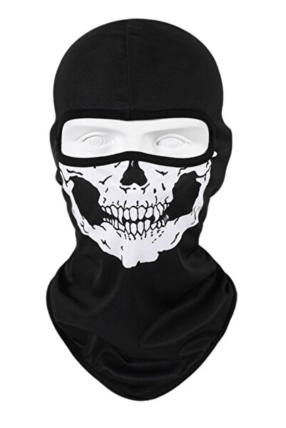 Genel Markalar Motosiklet - Bisiklet Kurukafa Balaklava Güneş Koruyucu Bandana