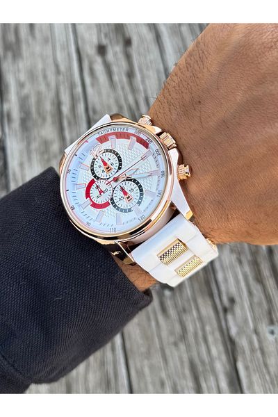 DEEPWELL Silicone Cord Men's Wristwatch Bracelet Gift Bg01