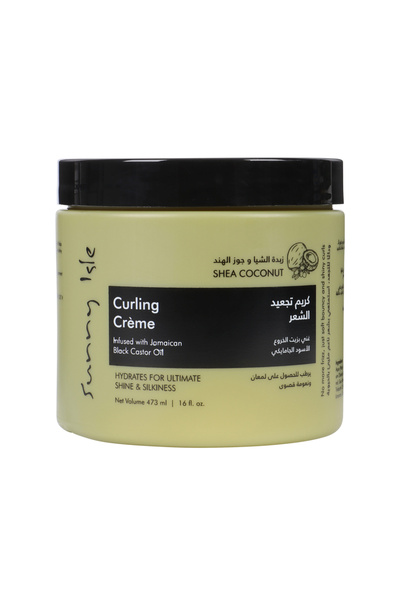 Sunny Isle كريم كيرلي للشعر زبدة الشيا وجوز الهند من ساني ايل 473 مل