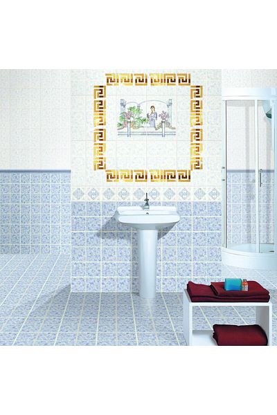 Mirror Self-Adhesive Acrylic Mirrors Set, 8 pcs, rectangle, 10cm, Gold