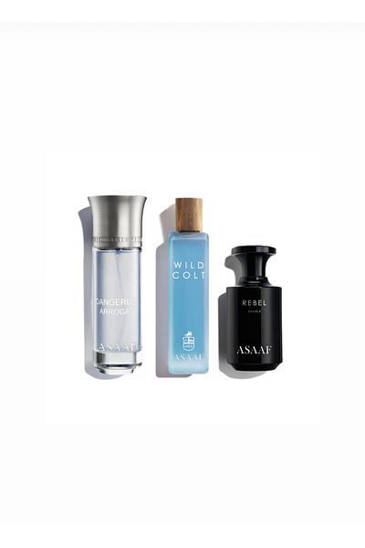 As Collection Asaf perfume set consisting of three pieces