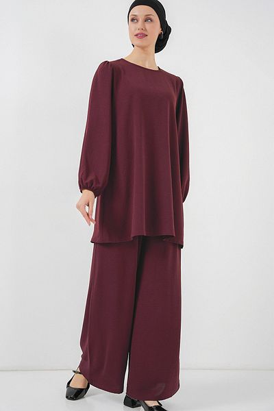 Bigdart Ayrobin Tunic Pants Bottom Top Set 6712 - Y.Burgundy