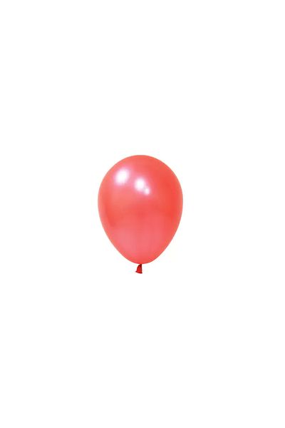 tedaks 20Pcs 12 Inch 30cm Metallic Red Balloon Birthday Ornament