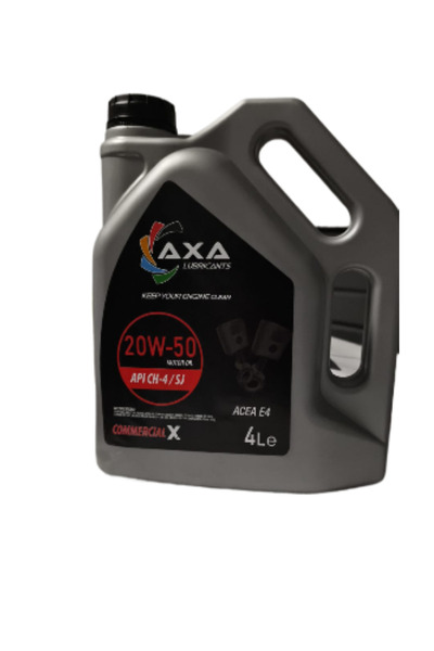 AXA LUBRİCANTS 20w50 4 Lt Motor Yağı