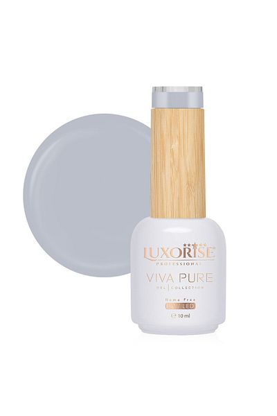 LUXORISE Oja semipermanentă Hema Free Viva Pure LUXORISE - Thunder Gray 10ml