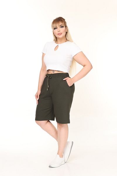 Era Lisa Comfortable Lycra Large Size Viscose Shorts